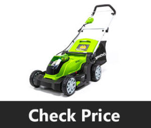 Green works 17 Inch 40V Cordless Lawn Mower review