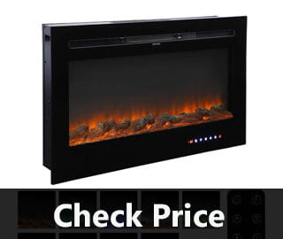 Homedex Recessed Mounted Electric Fireplace review